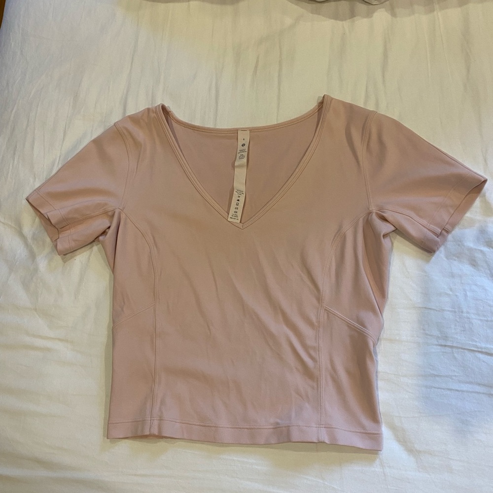Pink Lulu lemon top